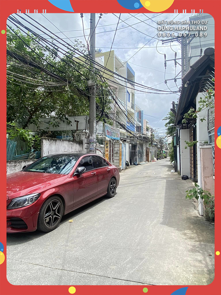 BT. Đất ở KDC Hiện Hữu 8M x 26M, hẻm 5M gần mặt tiền 217 Bùi Đình Túy.