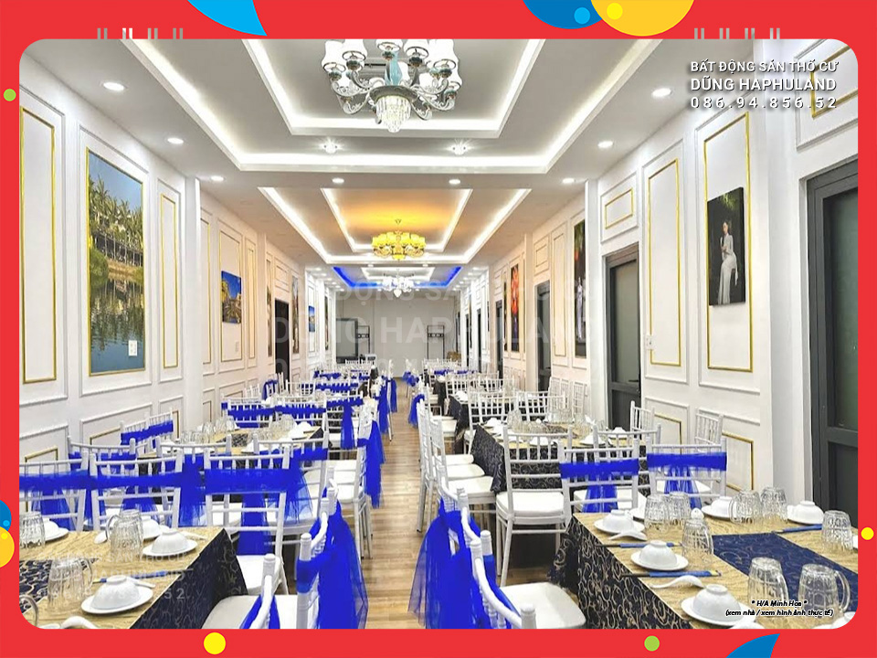 GV. NHÀ HÀNG ẨM THỰC 12.2M x 32.5M, 4T, view Sông Vàm Thuật, HĐT 110 triệu/tháng.