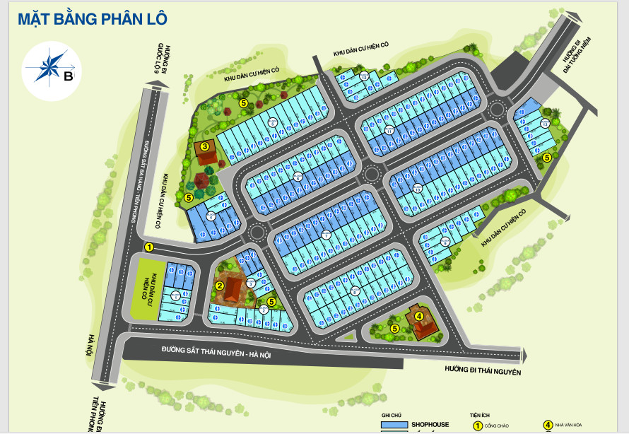 Đất nền , sẵn sổ đỏ, Dt 88m, TT Phổ yên, giá nhỉ 2 tỷ/lô