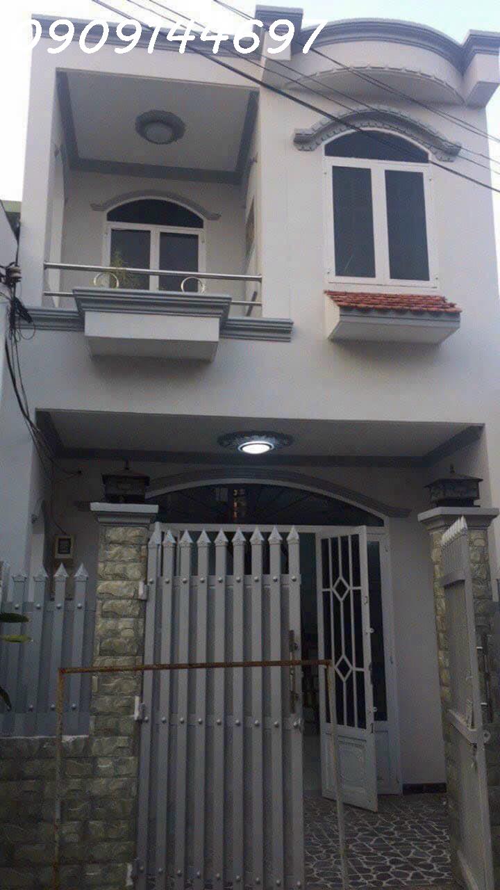 nhà 1 trệt 1 lầu hẻm 5m Lâm Thị Hố, P.TCH Q12 dt 77m2(4,2x18)