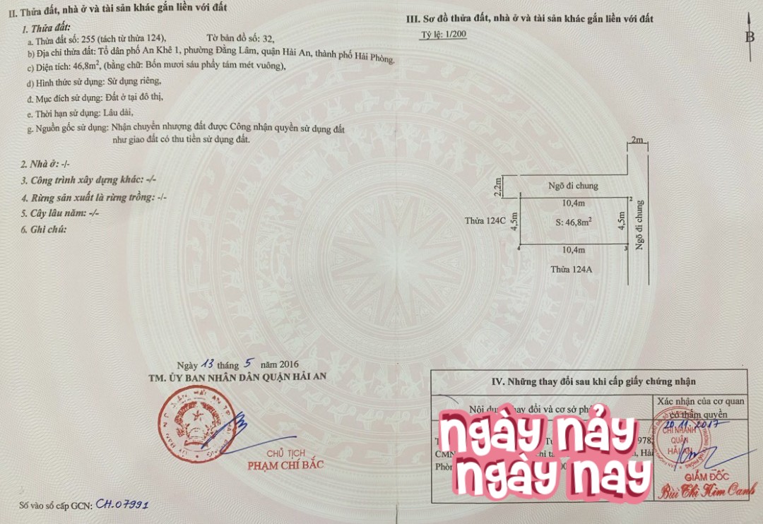 Bán nhà ngõ 139 Ngô Gia Tự, diện tích 47m 3 tầng GIÁ 2.1 tỉ ngay Cầu Rào