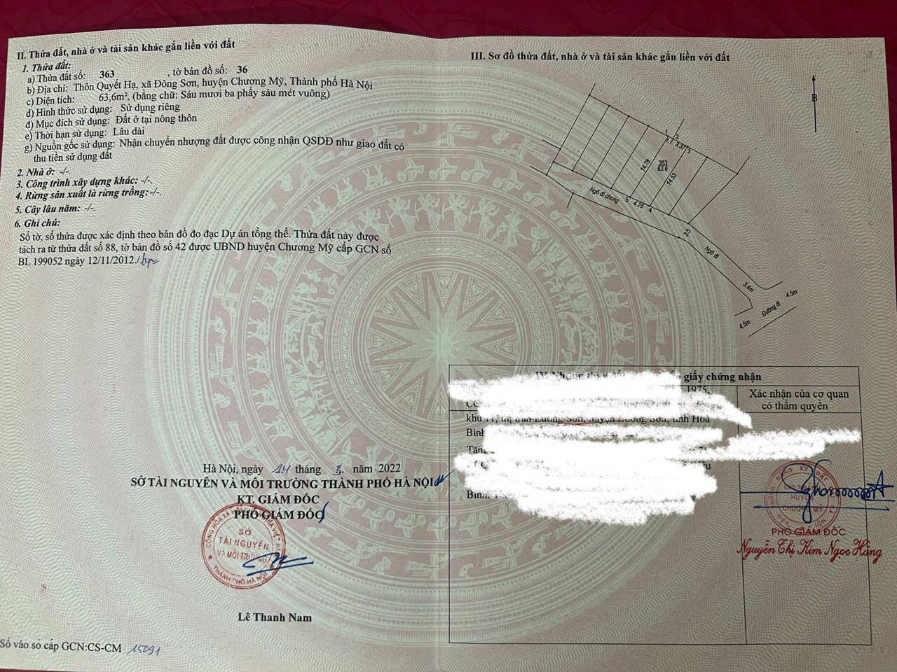 Đất hiếm tại Đông Sơn-Chương Mỹ cách đường 6 vài trăm mét oto đỗ tận cửa,ngay phố Gốt -Đông Sơn cách tt Chúc Sơn 8