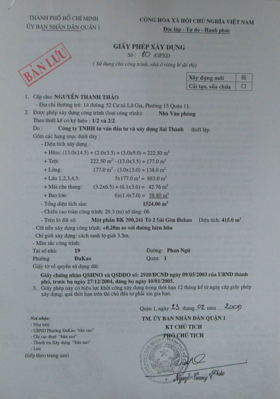 Khuôn đất rẻ 20x20 (400m2) mặt tiền Phan Ngữ ngay Điện Biên Phủ, Đa Kao, Quận 1 - phù hợp xây biệt thự