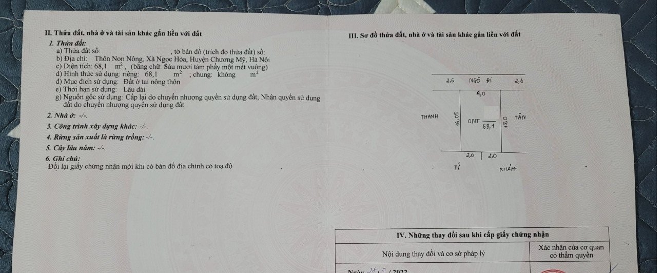 68 m2 cạnh tt Chúc Sơn hàng chính chủ f0 giá đẹp cho ae có thiện chí