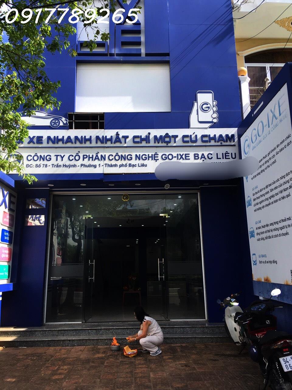 Chính chủ cần cho thuê mặt bằng cho thuê tại số 78 Trần Huỳnh .P1 Thành Phố Bạc Liêu.