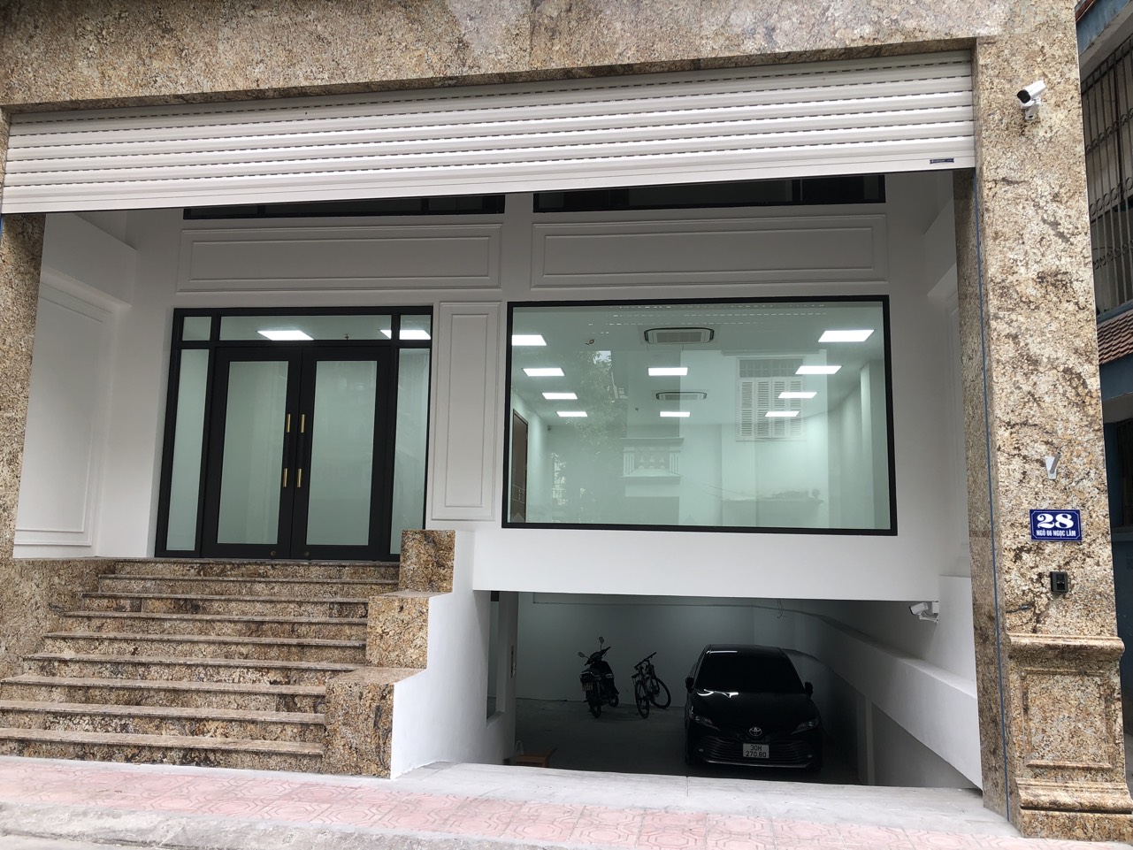 Cho thuê mặt bằng kinh doanh 60m2 tầng 1 nhà mới xây tại 28 ngõ 66 Ngọc Lâm, Long Biên HN