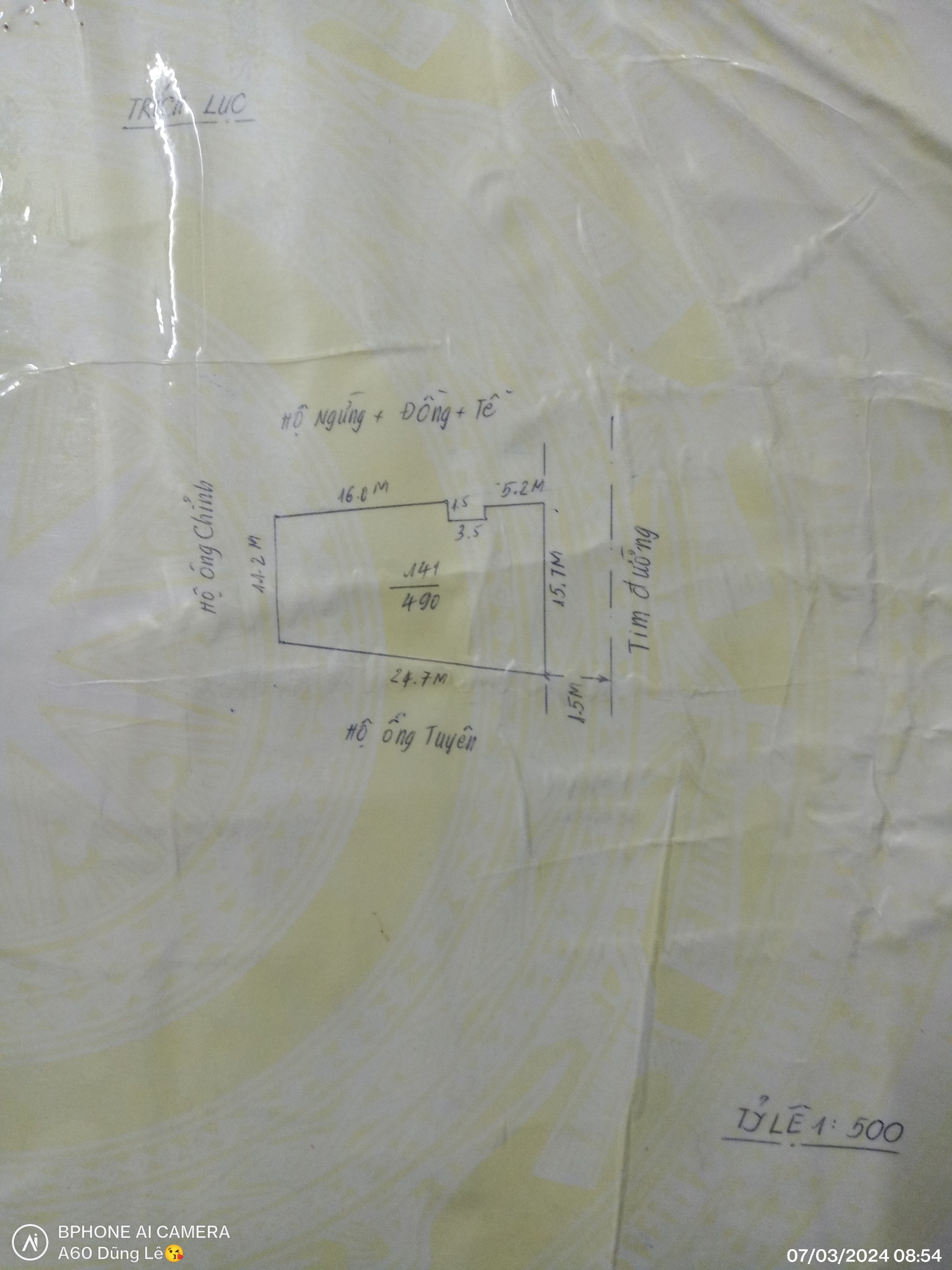 Chính chủ bán lô đất tuyến 2 đường 208 gần trạm bơm Vĩnh Khê, An Đồng, An Dương, Hải Phòng.