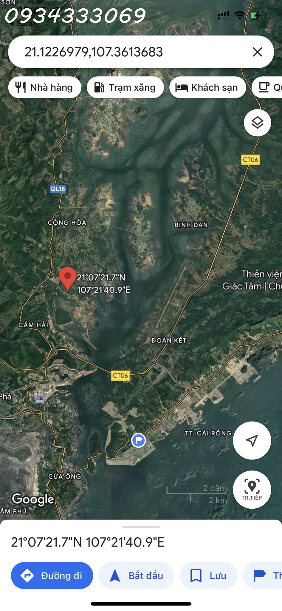 Bán đất F0 cực tiềm năng gồm đất ở + vườn tạp ~1.000m2 + >0.5ha rsx Cộng Hoà (QH vào Vân Đồn) ô tô vào đất giá bèo 1.45