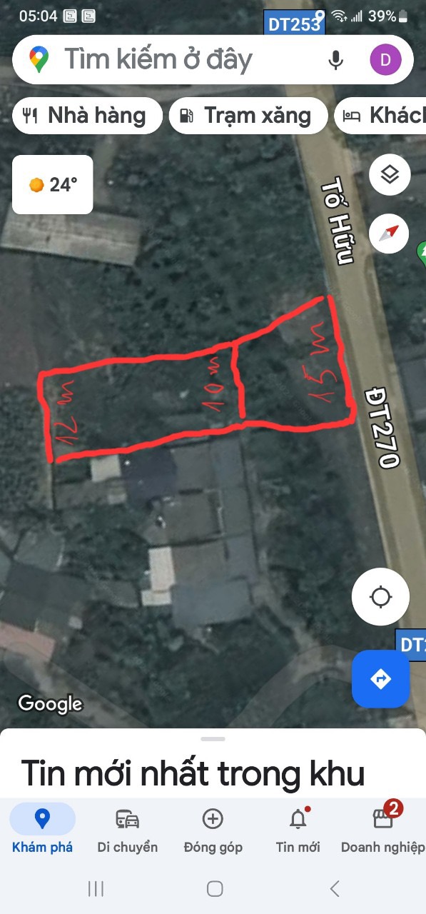 CHÍNH CHỦ CẦN BÁN ĐẤT MẶT ĐƯỜNG TP THÁI NGUYÊN - TỈNH THÁI NGUYÊN