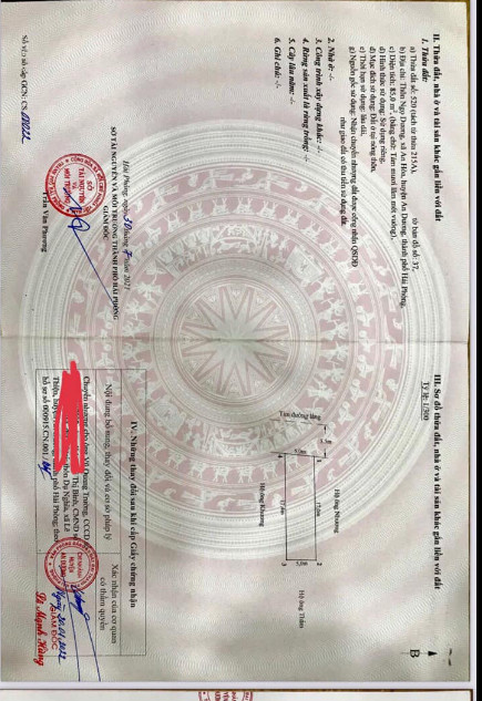 Chính chủ cần bán gấp lô đất siêu đẹp tại thôn Ngọ Dương, Xã An Hoà, An Dương, Hải Phòng.