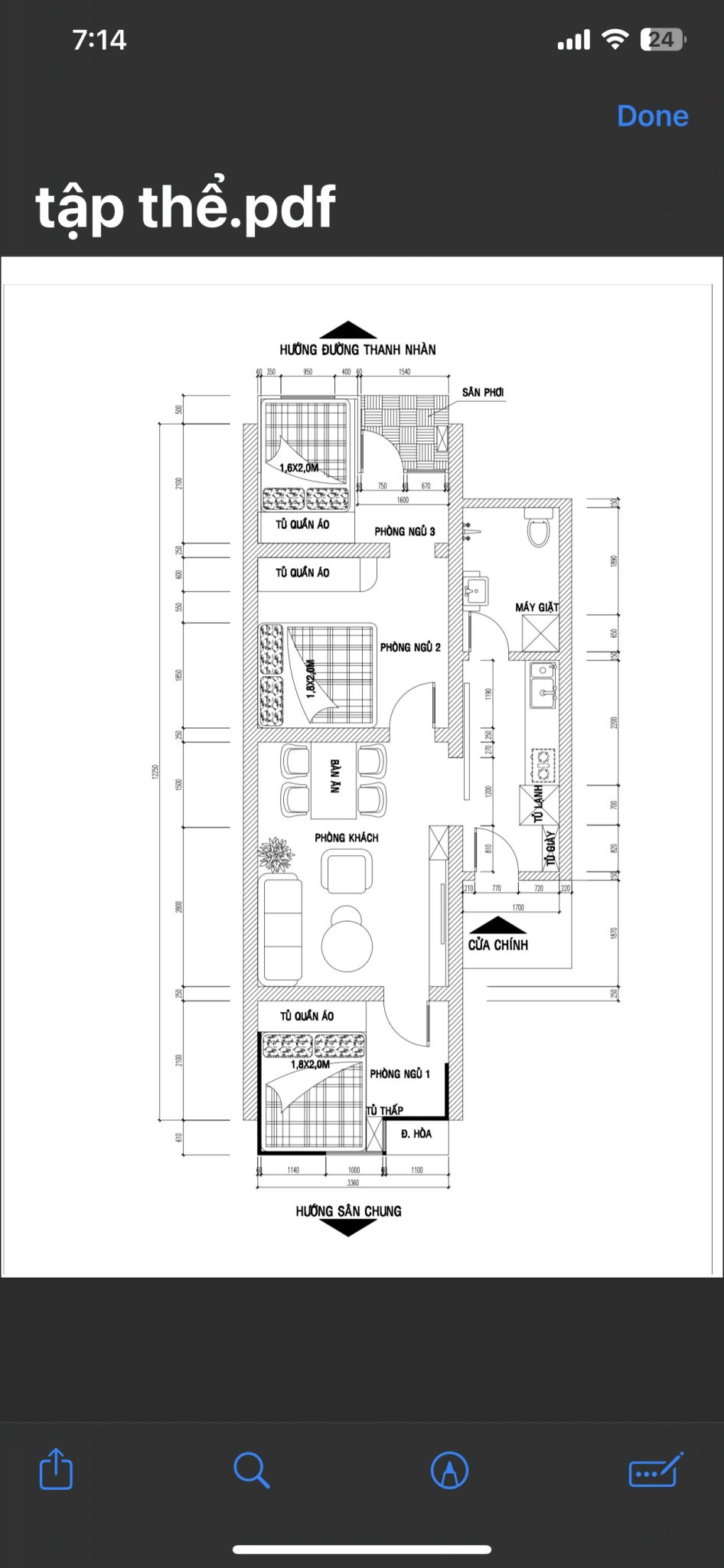 Bán TT phố Thanh Nhàn, 65m2 ,2N1VS, 2 thoáng, giá cực rẻ.