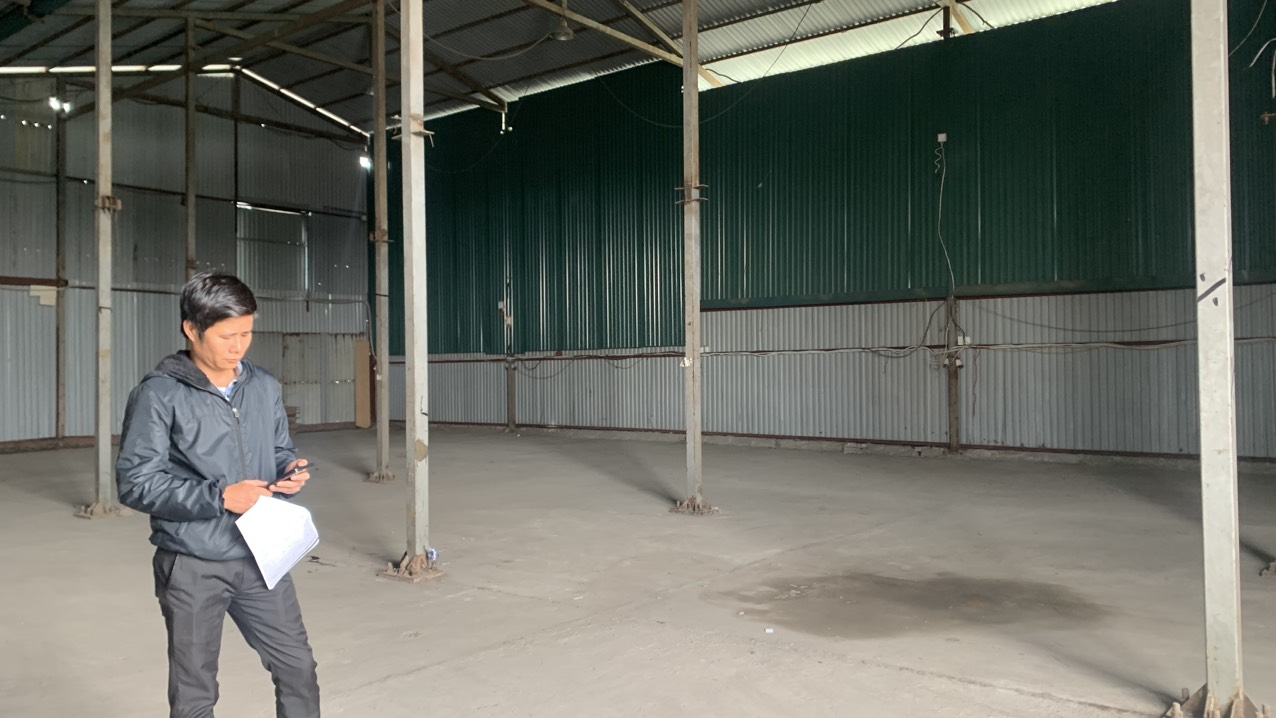 Cho thuê kho xưởng 1000m2 có thể cắt lẻ ra 630m và 370m ở Trần Phú , Hoàng Mai, xe container đỗ cửa bảo vệ vòng ngoài