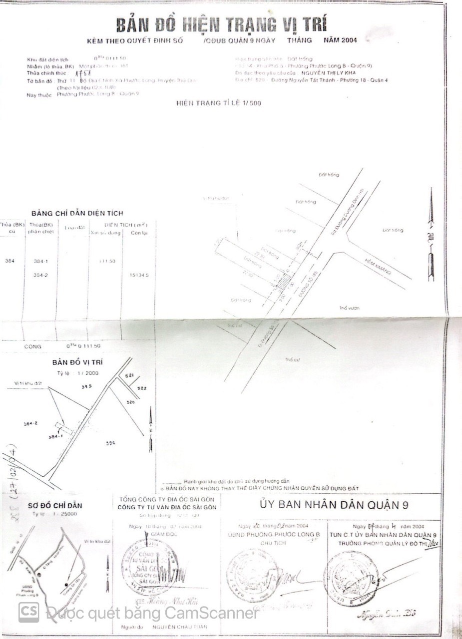 Đất mặt tiền đường 185 phước long B, DT 125m tiện kinh doanh