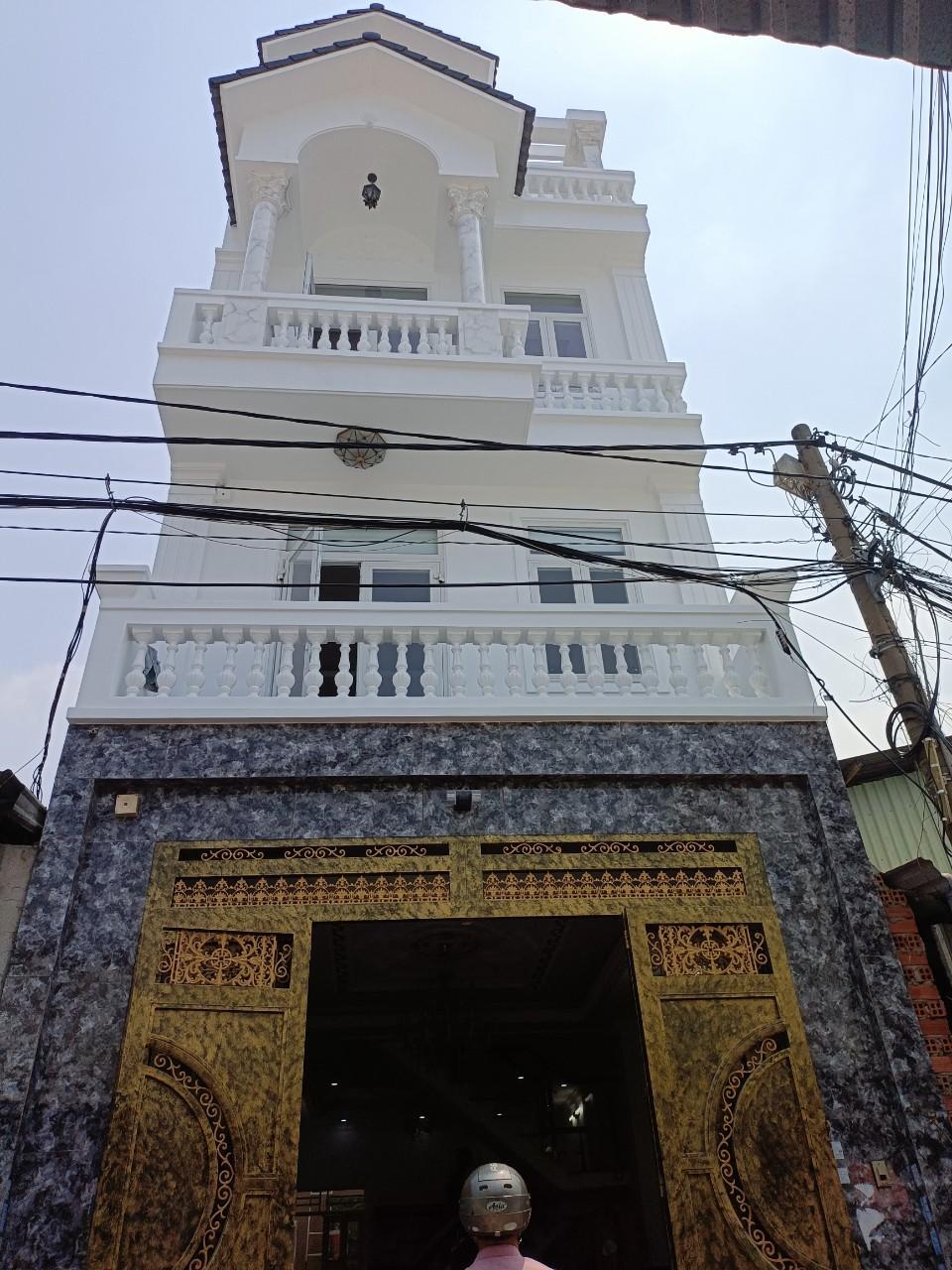 Bán nhà Trần Thị Cờ,Thới An, Quận 12, DT 66m2 (5 x 14 ) x 4 tầng, Chỉ 5.4 tỷ TL