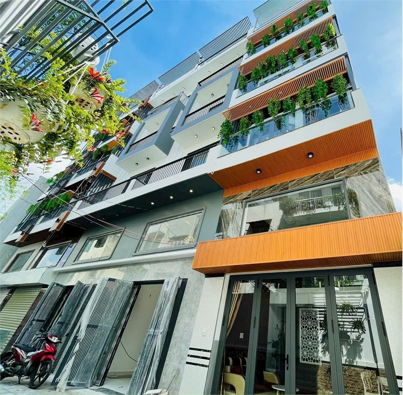 Nhà 6 Tầng full nội thất, DT 4.5x10m, Hẻm 6m Cống Lỡ, P.15, Tân Bình