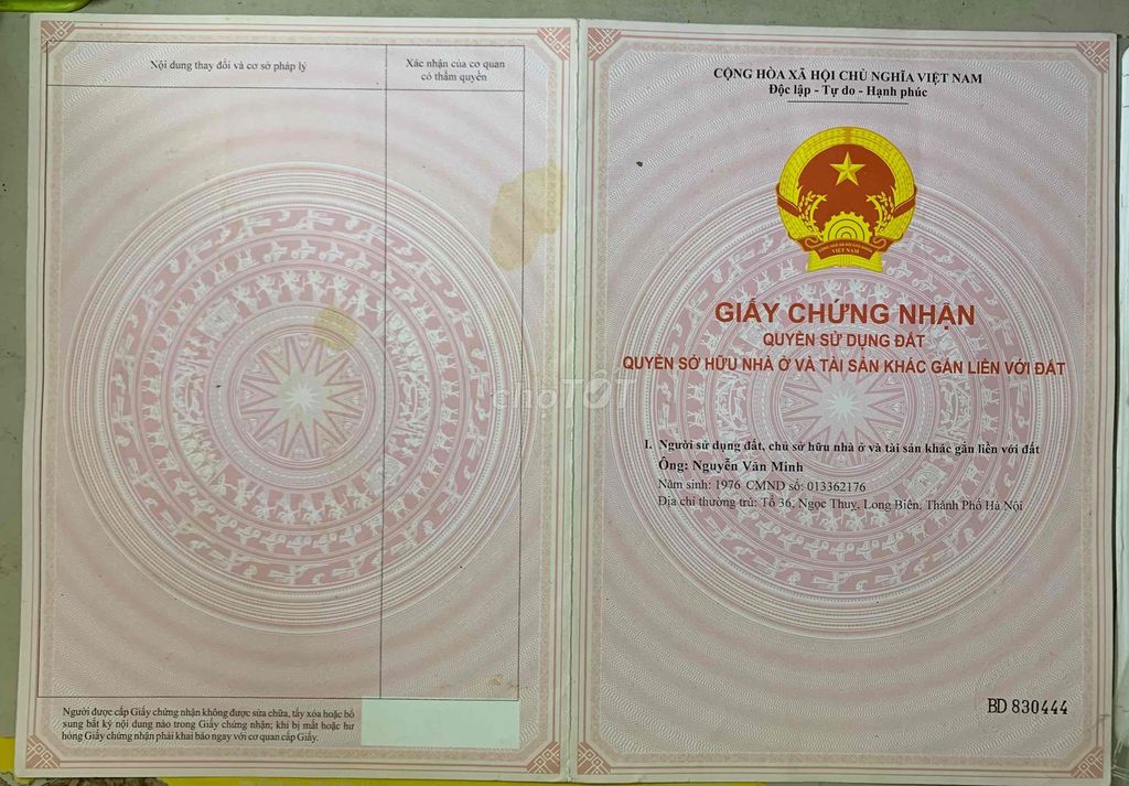 Chính chủ bán đất khu tập thể trường Đại học thể dục thể thao, Phụng Châu, Chương Mỹ, Hà Đông.