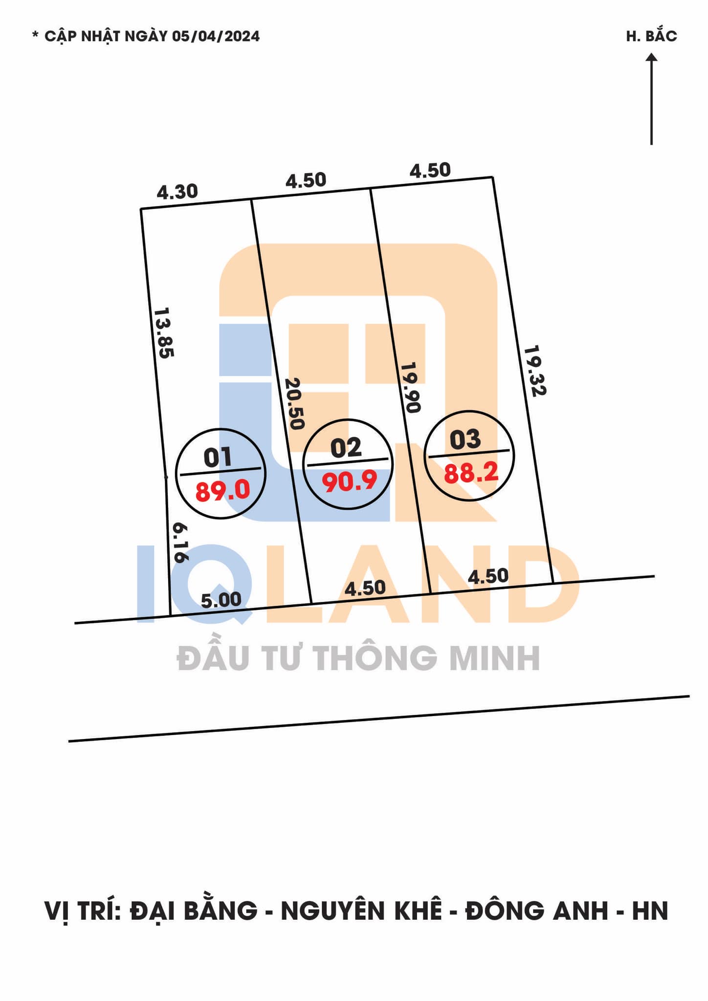 Mở bán hàng hót thôn Đại Bằng, Nguyên Khê, Đông Anh. Đường ngõ dải nhựa ôtô tránh.