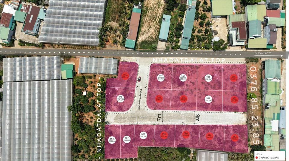 Bán 8 lô đất đầu tư giá F0 tại trung tâm Tà Nung cách Đà Lạt 15km