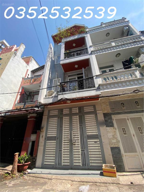 Bán nhà mới sát bên Emart- Phan Văn Trị p.11 Bình Thạnh, 4x22m, 4 Tầng đúc BTCT mới cứng