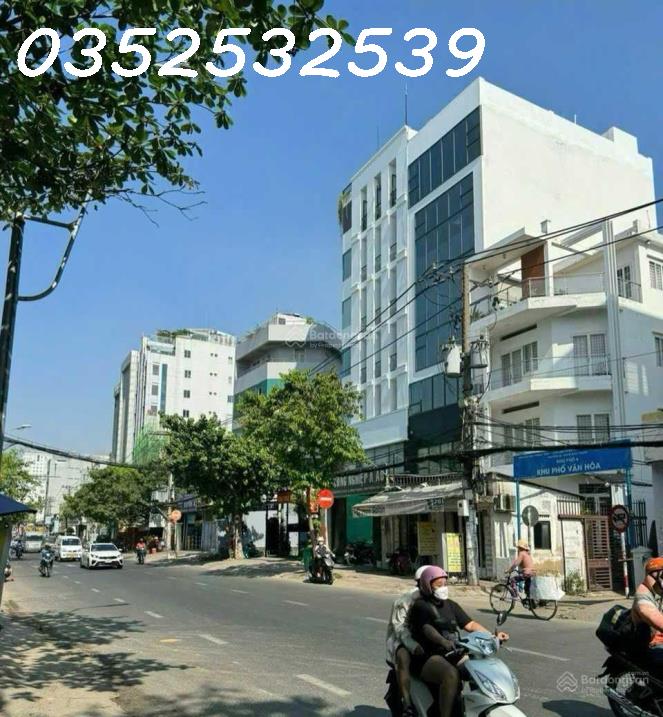 Toà nhà MT 7 tầng đường Lê Quang Định. 7.2m hậu L 11.5x24m. Sàn 1000m2. HĐT: 145tr. Vị trí siêu vip