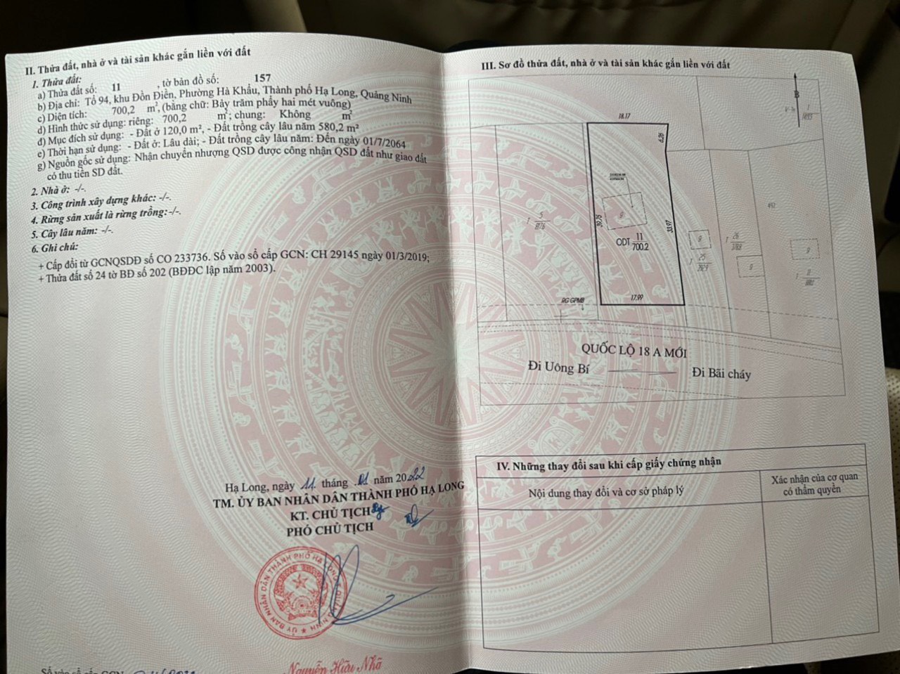 Cần bán lô đất nền nằm trên trục đường QL 18. Đón sóng dự án Vin Hạ Long Xanh