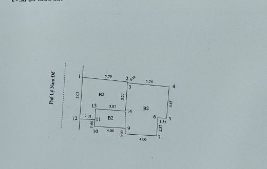 Mặt Phố Lý Nam Đế 60M2 Mặt Tiền 5M 38 Tỷ - 1 Sổ 1 Chủ Vỉa Hè Rộng