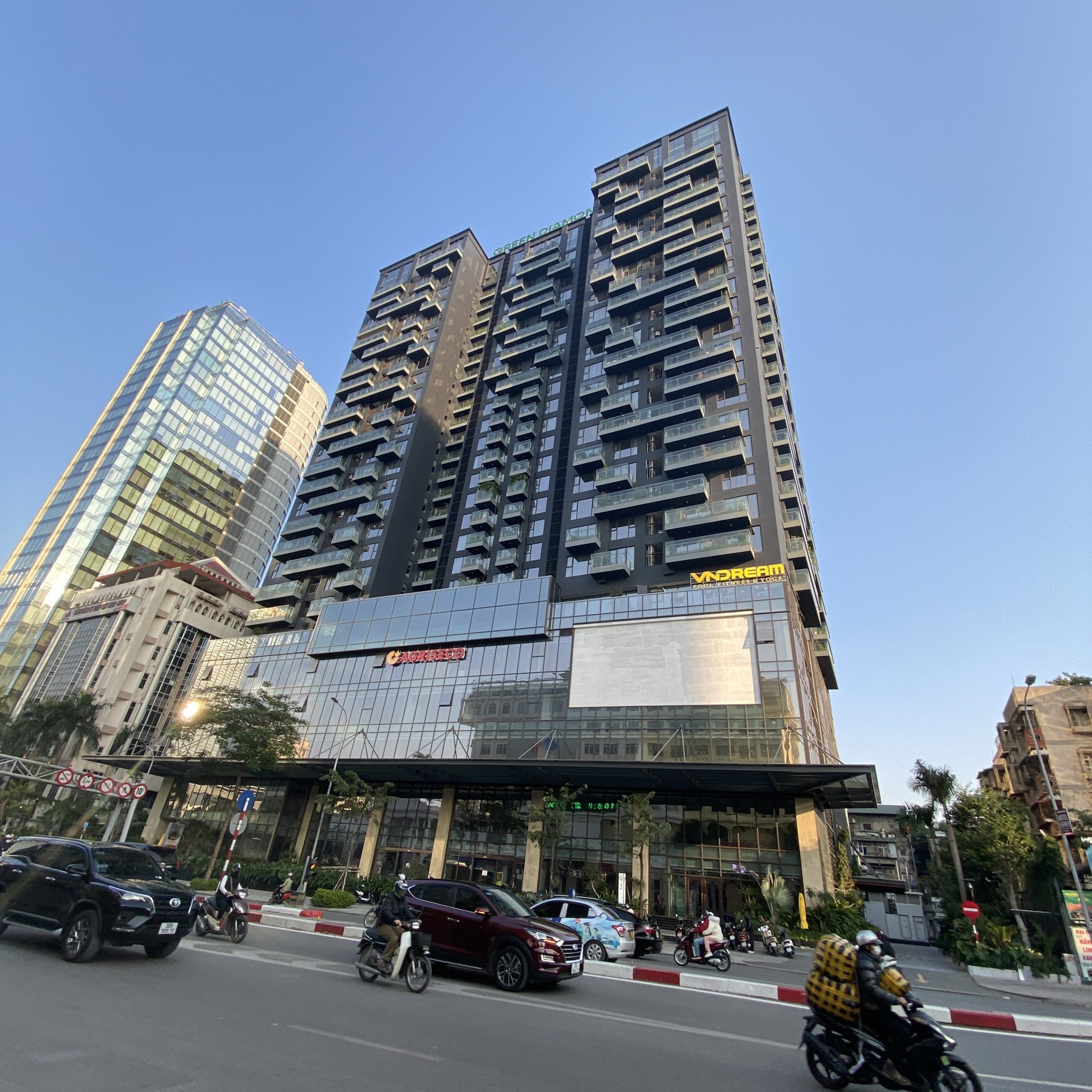 Cho thuê văn phòng logistics, bảo hiểm 352m2, 414m2, 538m2 tòa Green Diamond, Láng Hạ, quận Đống Đa