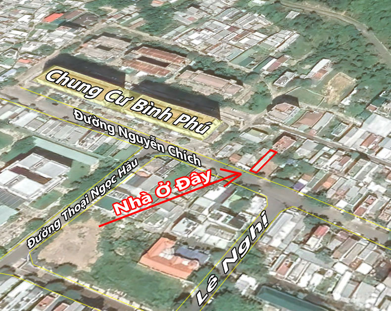 Bán nhà Vĩnh Hoà Nha Trang mặt tiền đường Nguyễn Chích gần chung cư Bình Phú giá 5 tỷ