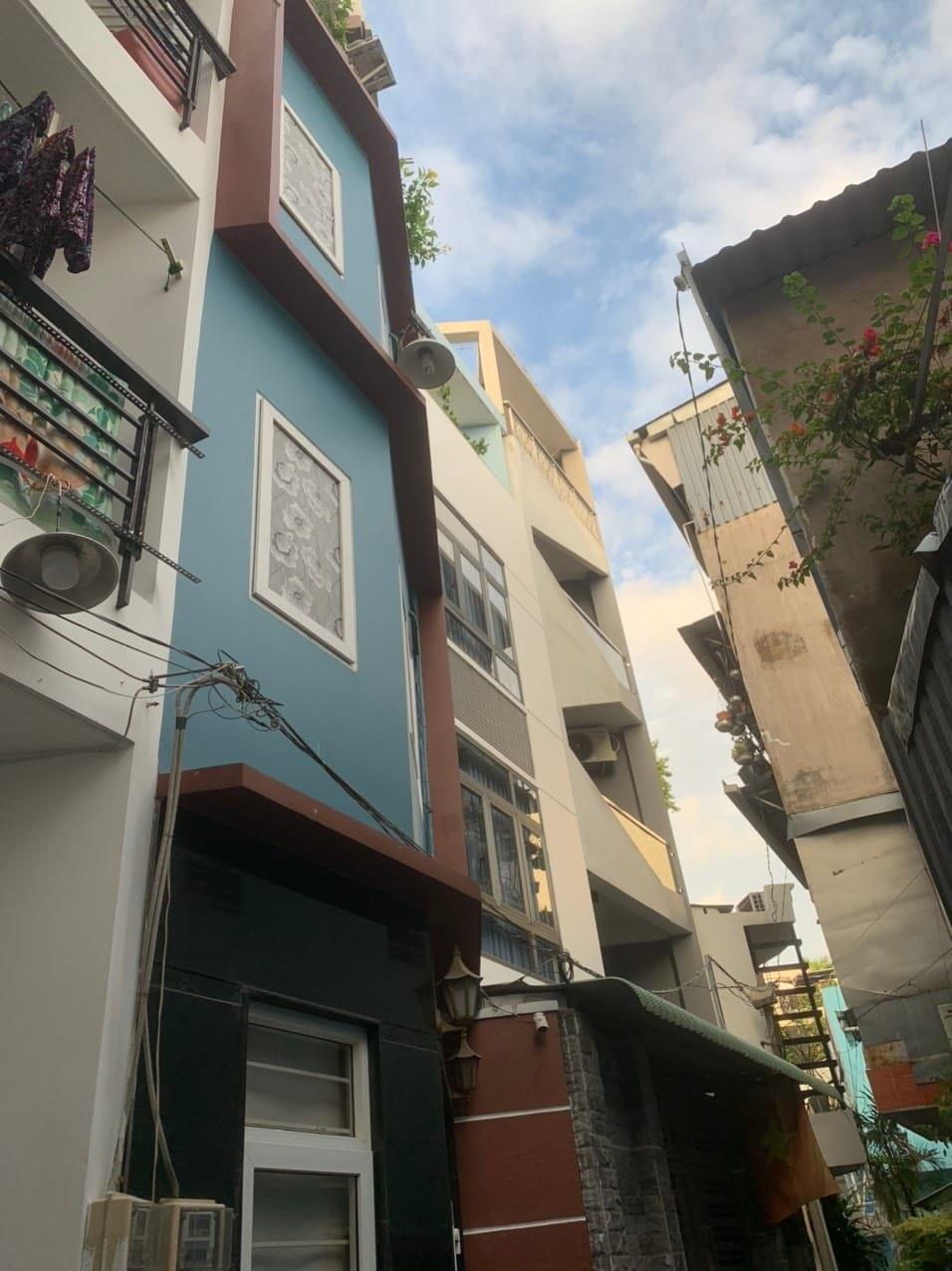 BÁN NHÀ QUẬN BÌNH THẠNH-HOÀNG HOA THÁM-4 TẦNG-CHỈ 3.1 TỶ.