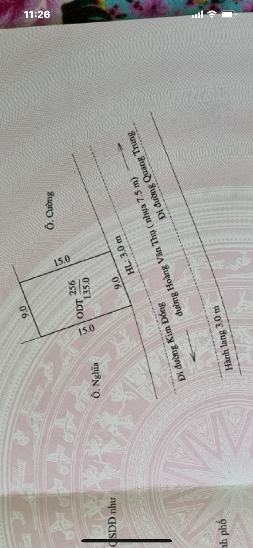 Chính chủ bán mảnh đất gần 200m2 tại đường Hoàng văn Thụ, Tp Yên Bái, Tỉnh yên Bái