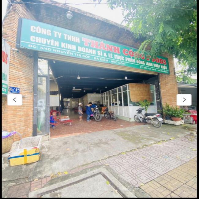 CHO THUÊ NHÀ MẶT TIỀN ĐƯỜNG NGUYỄN THỊ SÓC, HÓC MÔN 8X32