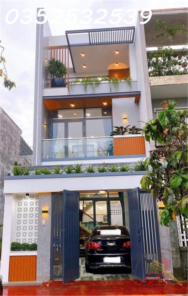 Bán nhà cạnh mặt tiền Nơ Trang Long - Nhà mới cứng 3 tầng 2 chiếc 7 chỗ đậu tại nhà - full nội thất