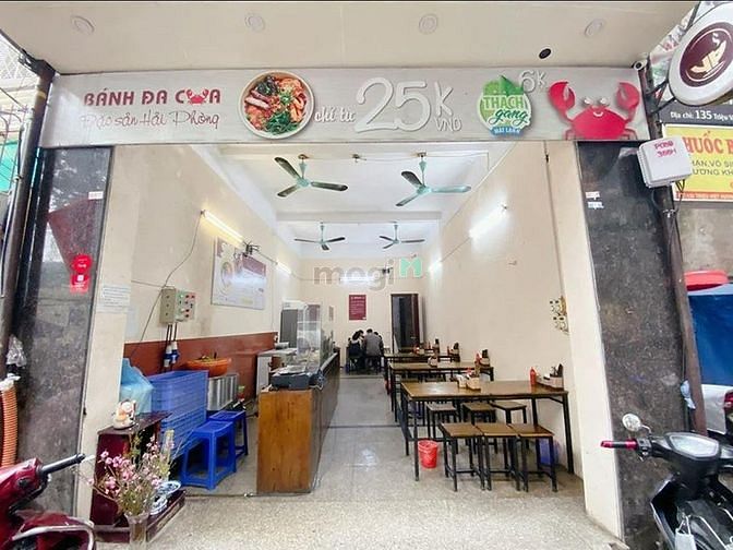 Cho thuê nhà mặt phố Thái Thịnh Diện tích 60m²,Mặt tiền 6m,Giá:40tr/th