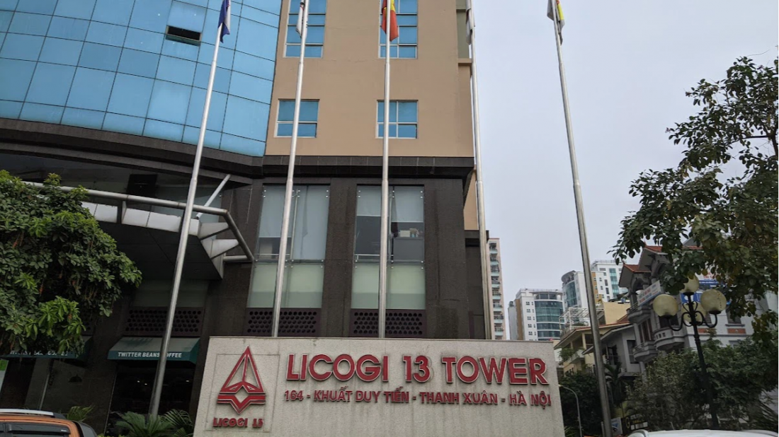 BQL tòa Licogi 13 cho thuê VP diện tích 70m2, 150m2, 200m2 300m2, 500m2 giá cho thuê 230nghìn/m2/th