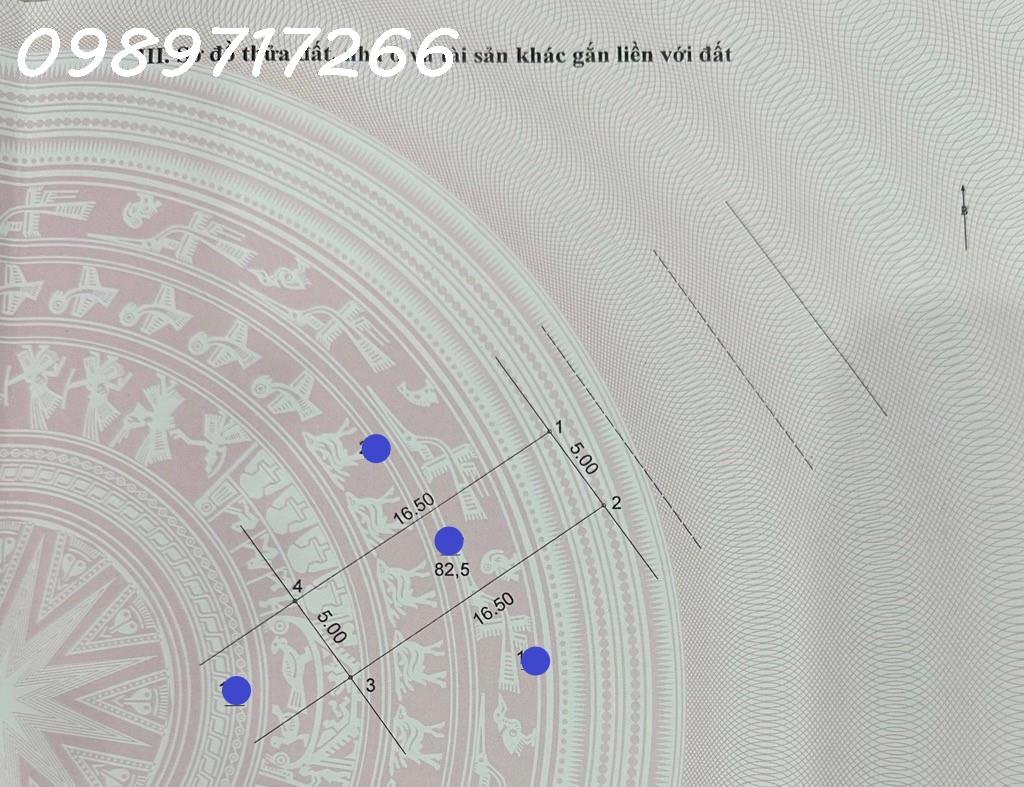 Bán Đất Đấu Giá Vạn Phúc Tố Hữu 82.5m2, Mt5m, giá 16.5 tỷ.