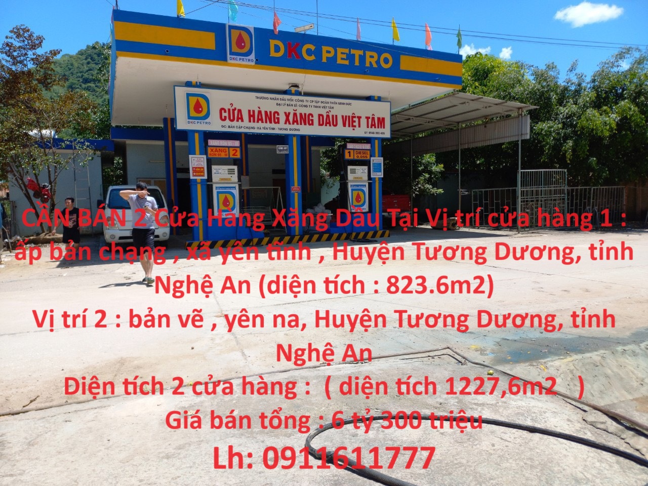 CẦN BÁN 2 Cửa Hàng Xăng Dầu Tại Huyện Tương Dương, tỉnh Nghệ An
