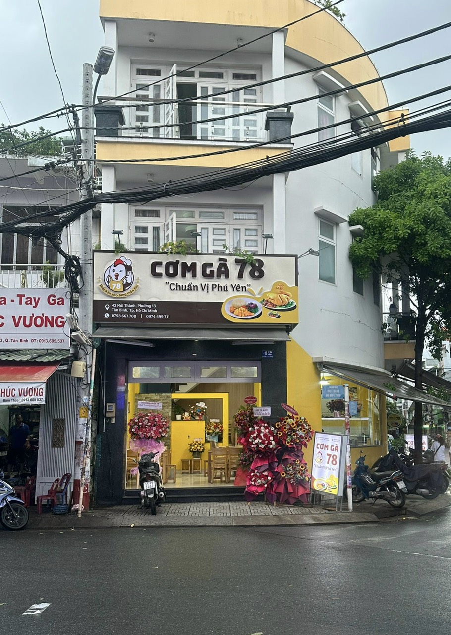 SANG NHƯỢNG LẠI QUÁN CƠM GÀ 78 TẠI QUẬN TÂN BÌNH, TPHCM