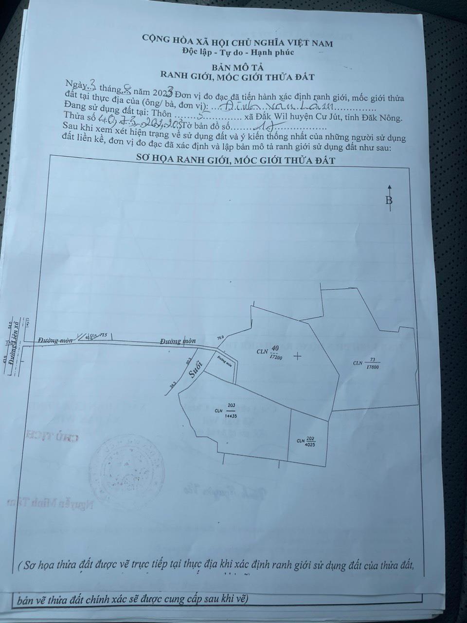 Đất Đẹp - Giá Tốt - Chính Chủ Cần Bán Lô Đất Vị Trí Đẹp Tại Xã Đắk Wil - Huyện Cư Jút