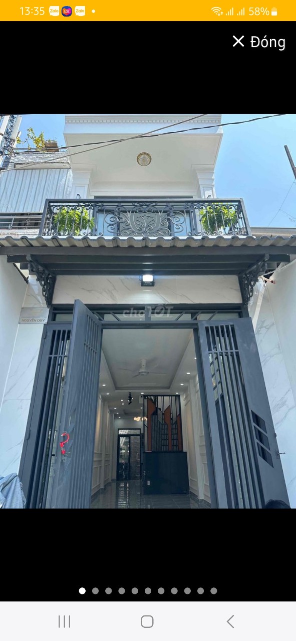 Nhà Mới 2 Tầng Mặt Tiền Nguyễn Duy P9.Q8 - 6.2 Tỷ