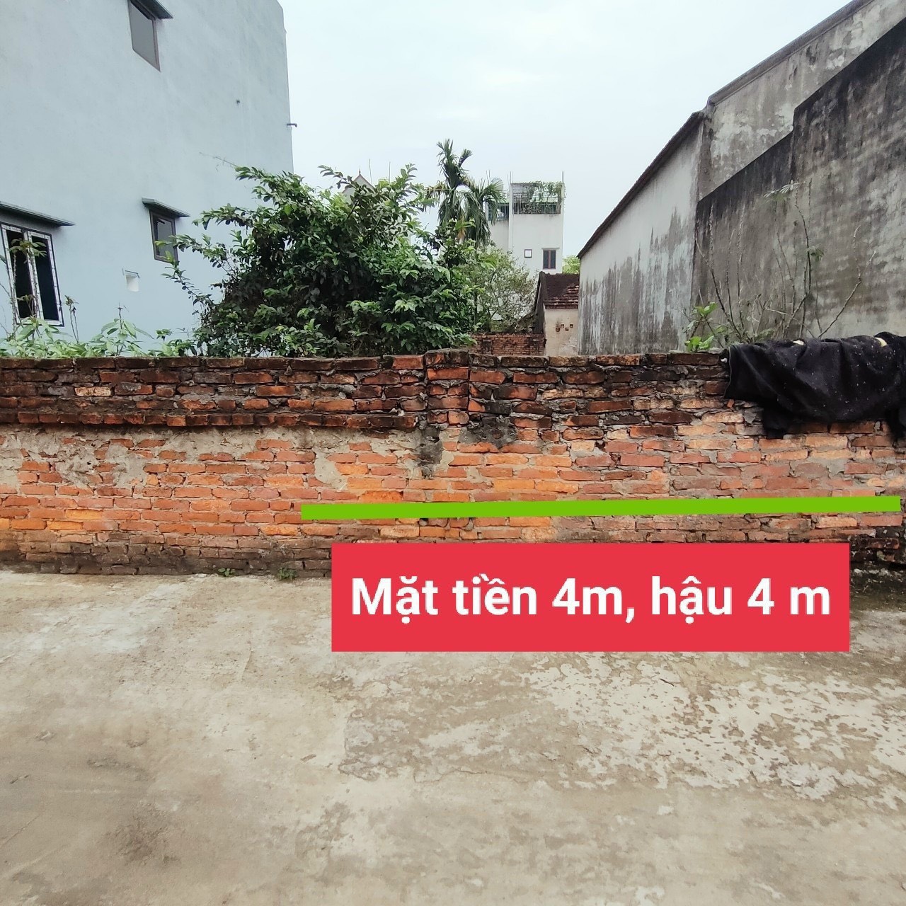 Hơn 1 tỷ xíu lô đất 2 mặt đường, Ô TÔ chạy quanh tại Hợp Đồng, Chương Mỹ. - Diện tích: 64,4m - Lô 2 mặt đường rộng