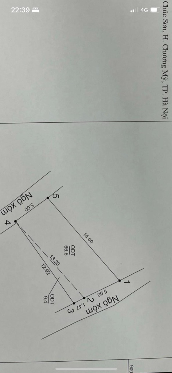 68m Thị trấn chúc Sơn - đường OK tô đỗ cửa - rộng , thoáng , ở sướng cách ql6 hơn 1km yên nghĩa 5km