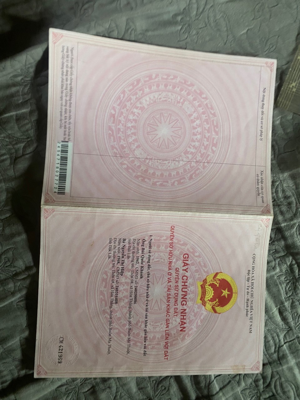 CHÍNH CHỦ ĐANG CÓ 2 LÔ ĐẤT CHO THUÊ TẠI HUYỆN CƯ KUIN - TỈNH ĐẮK LẮK