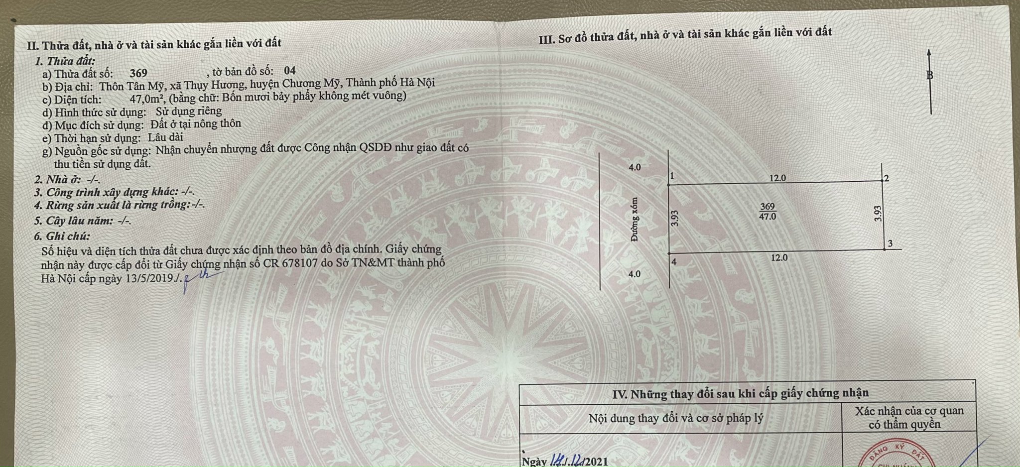 Siêu phẩm mặt kinh doanh trung tâm chợ , xã Thụy hương chương Mỹ -47m sẵn sổ đỏ KINH DOANH , đầu tư - đường 8m
