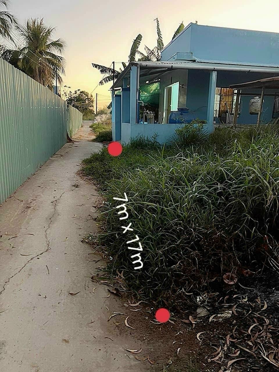 bán đất thổ cư hẻm Nguyễn Văn Khánh, phường 7, Thành phố Tân An, tỉnh Long An.