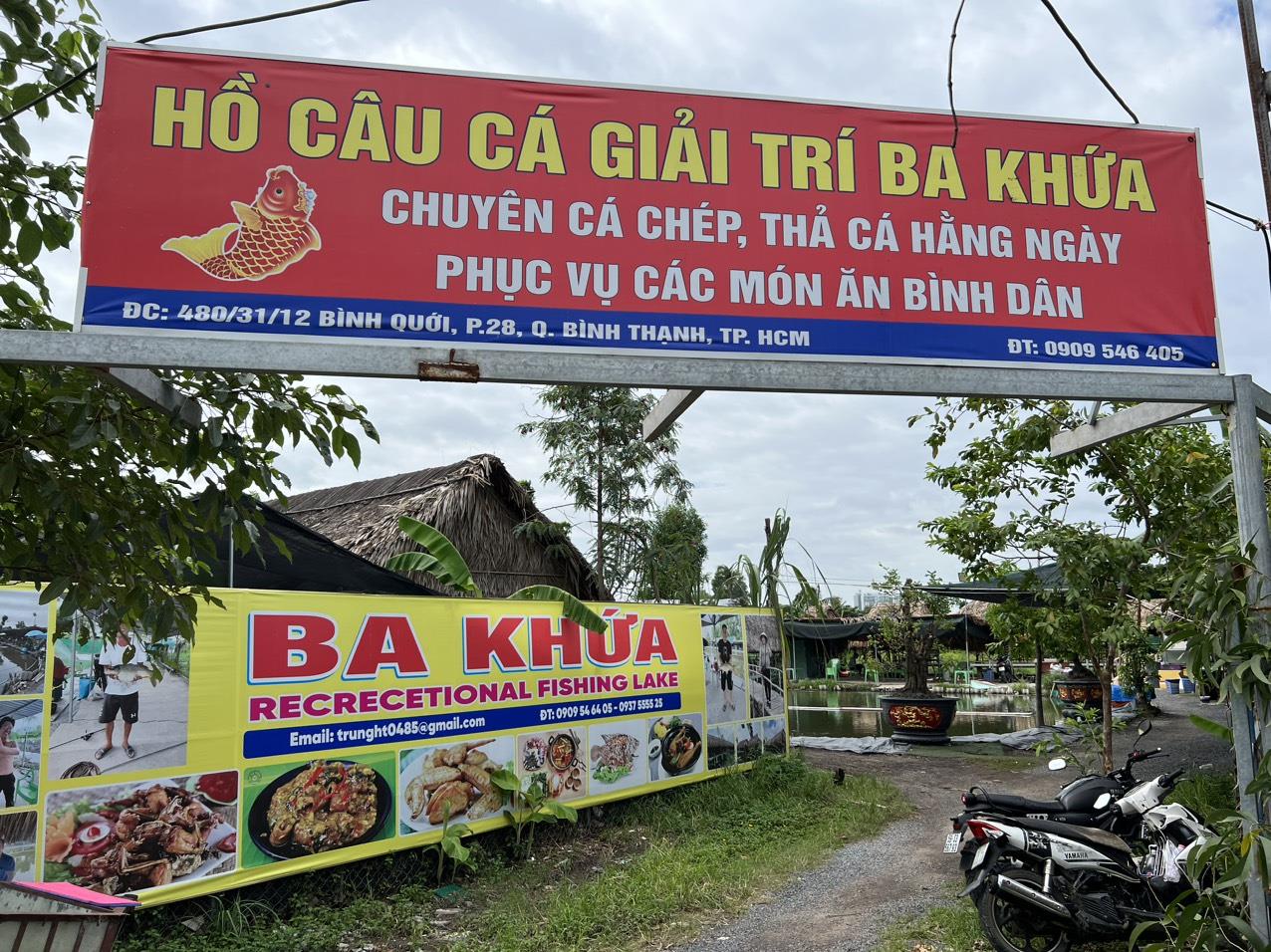 Chính chủ SANG NHƯỢNG NHANH HỒ CÂU CÁ Tại Phường 28, Quận Bình Thạnh