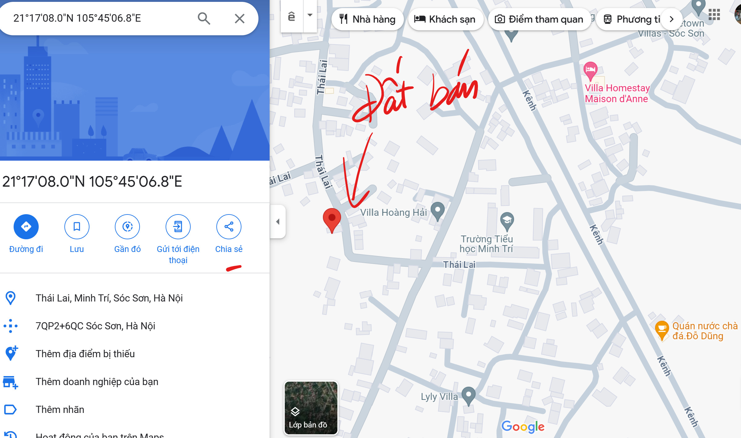 Bán đất tặng nhà cấp 4 tại 630m2 Thái Lai chính chủ. Giá 4,6tr/m2.