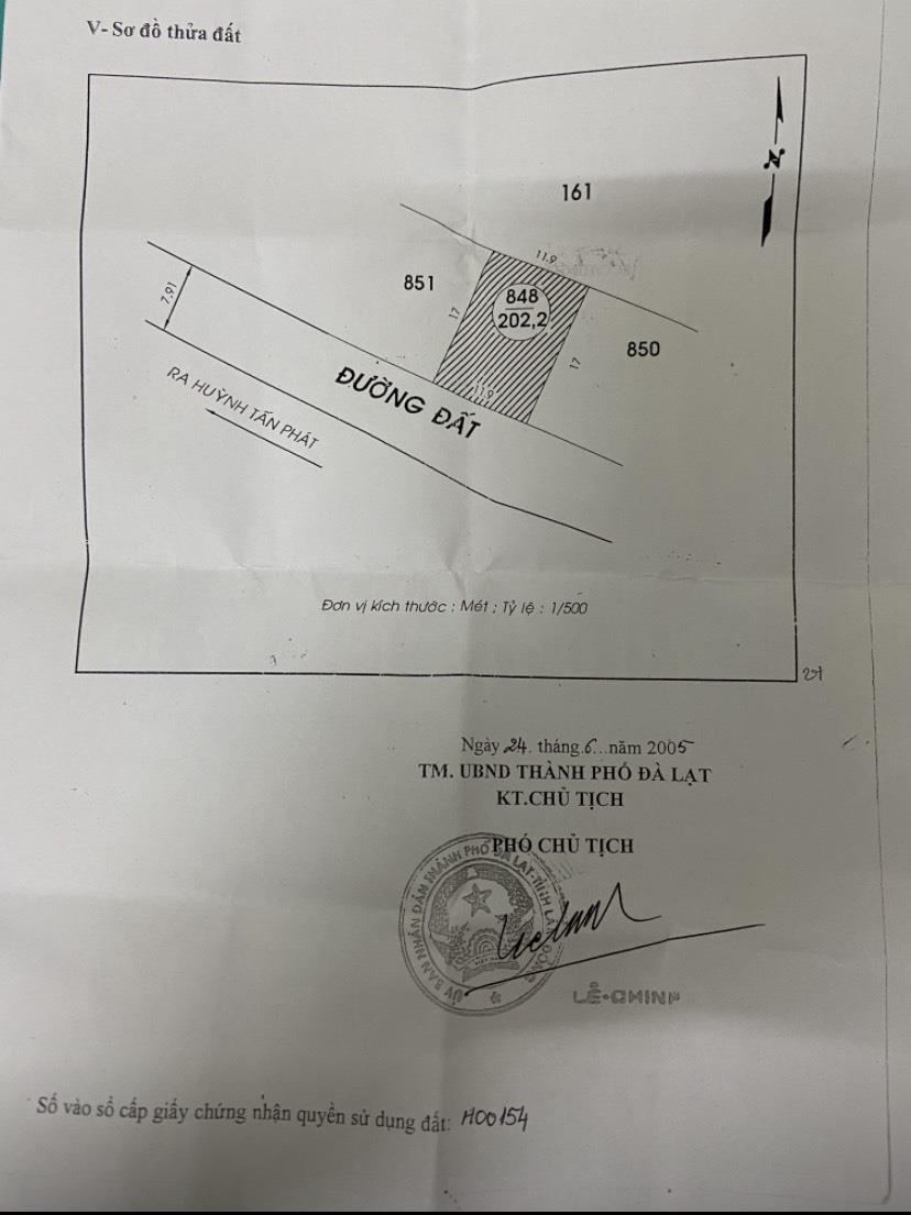 Cần Bán Lô Đất Vị Trí Đẹp Tại Đường Quốc lộ 20, Phường 11, Tp Đà Lạt, Lâm Đồng