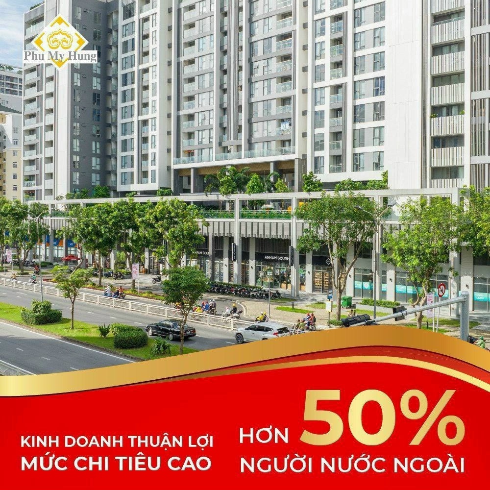 Phú Mỹ Hưng mở bán Shop The Aurora, ngay mặt tiền đường Nguyễn Lương Bằng, lịch TT dài, vay LS 0%. Nhận ưu đãi