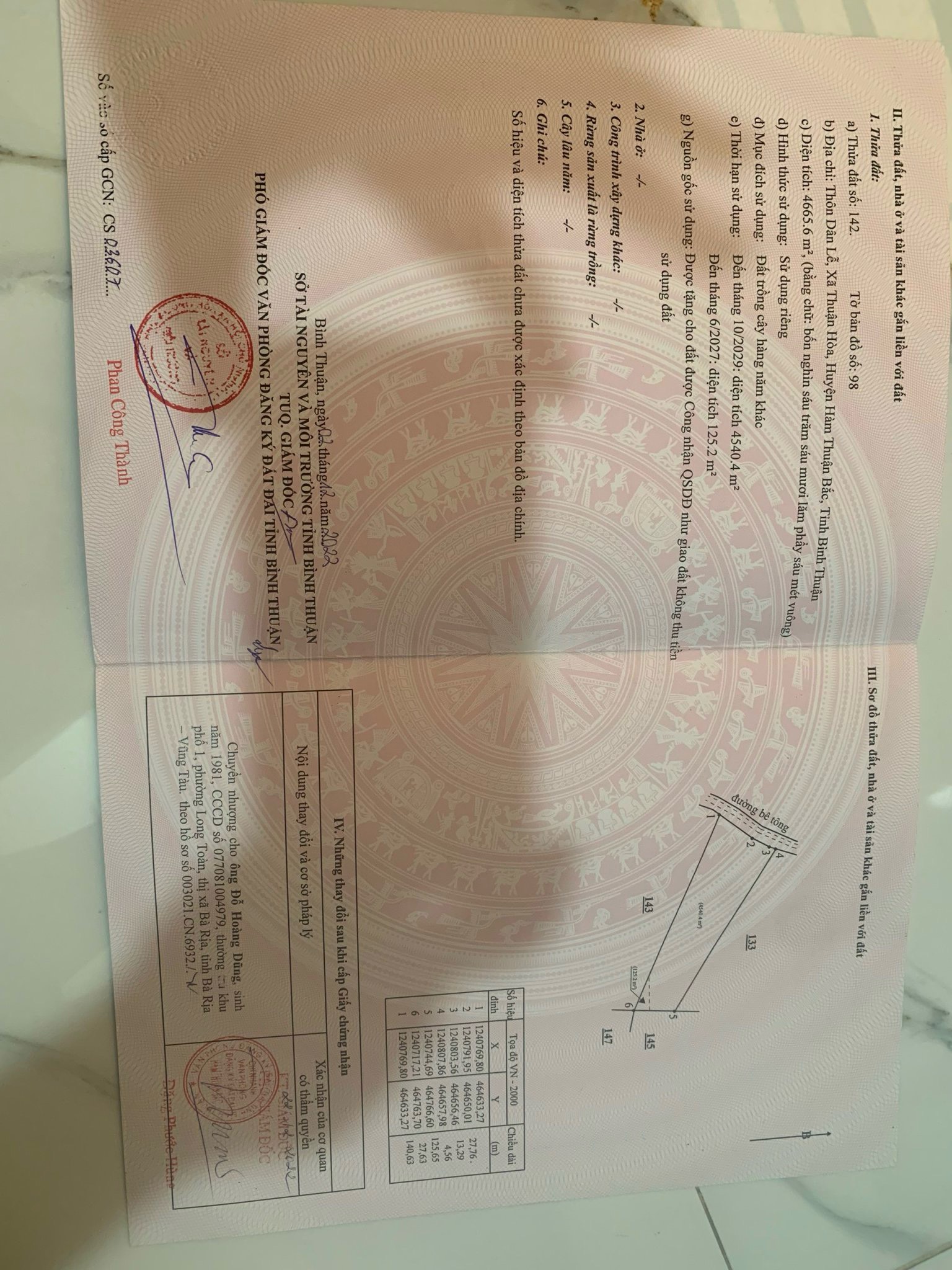 BÁN ĐẤT ĐẸP - Vị Trí Đẹp Tại Xã Thuận Hòa, Huyện Hàm Thuận Bắc, Bình Thuận