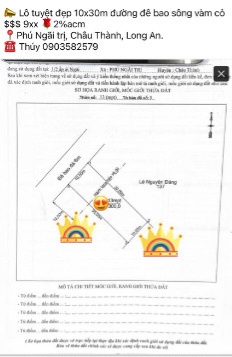 HOT! Bán đất đẹp giá tốt - Vị trí đắc địa tại Châu Thành, Long An